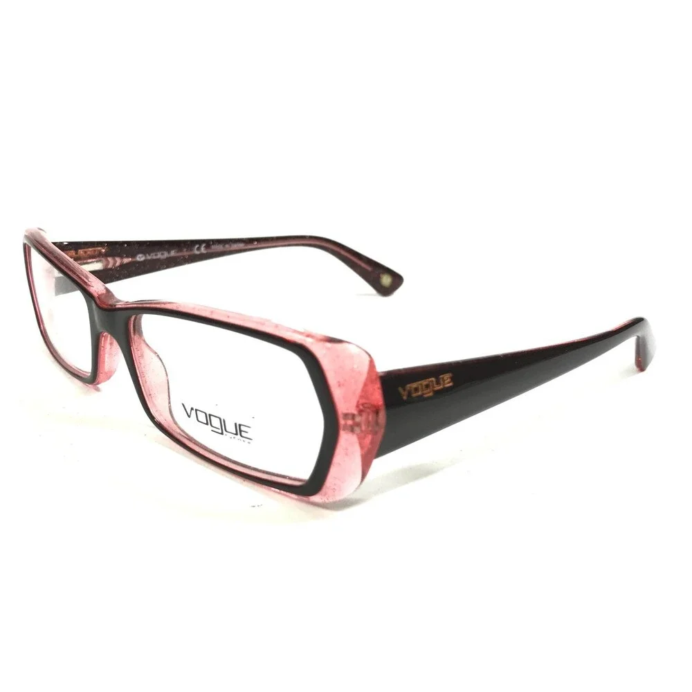 Vogue Eyeglasses Frames VO2691 1689 Brown Pink Rectangular Full Rim 53-16-135